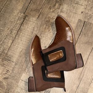 size 48 (us mens 14) western style ankle boots never worn outside